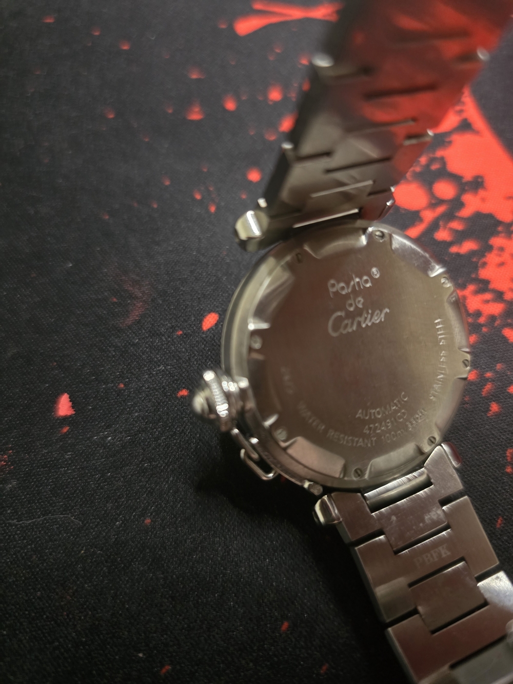 Cartier Pasha C Big Date Wristwatch in Silver with Red Presentation Box - Picture 3 of 5